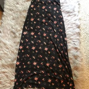 Floral maxi skirt